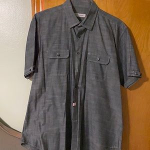 James Campbell chambray short sleeve shirt